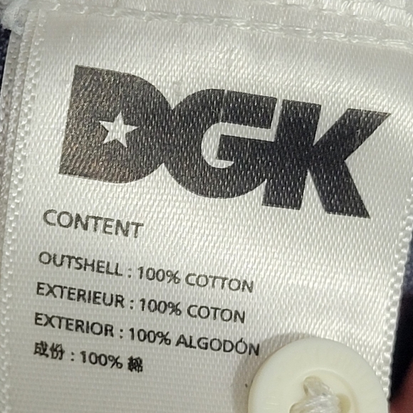 DGK Men's Medium Embroidered Seagulls Button Up Shirt eclectic grandpa - Picture 14 of 16